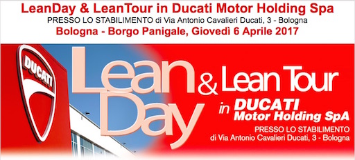 evento lean in Ducati il 6-04-2017